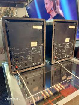 Philips AH 541  MFB  aktiv Lautsprecher 2 Wege in Holz Esche schwarz